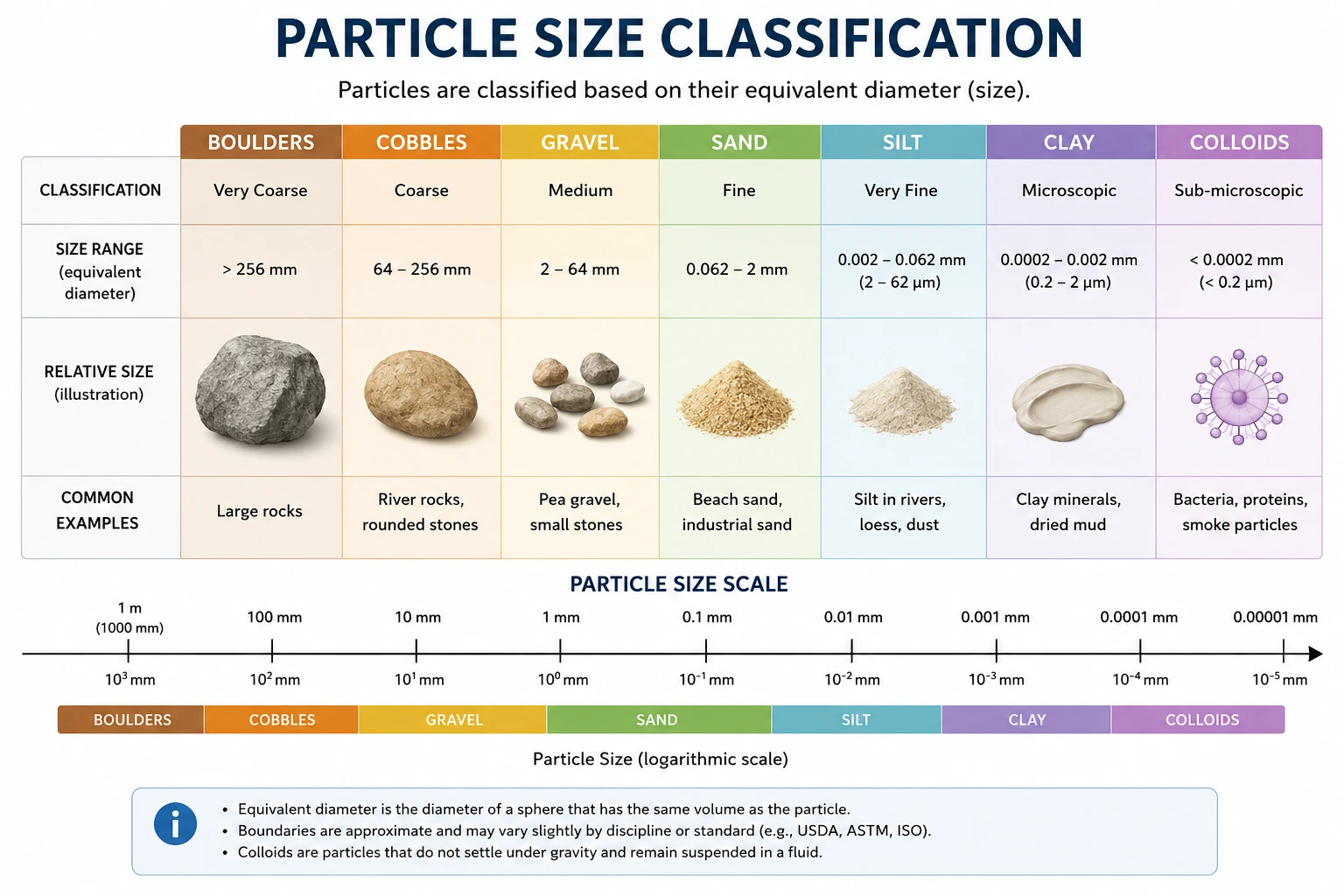 Particle Size Classification